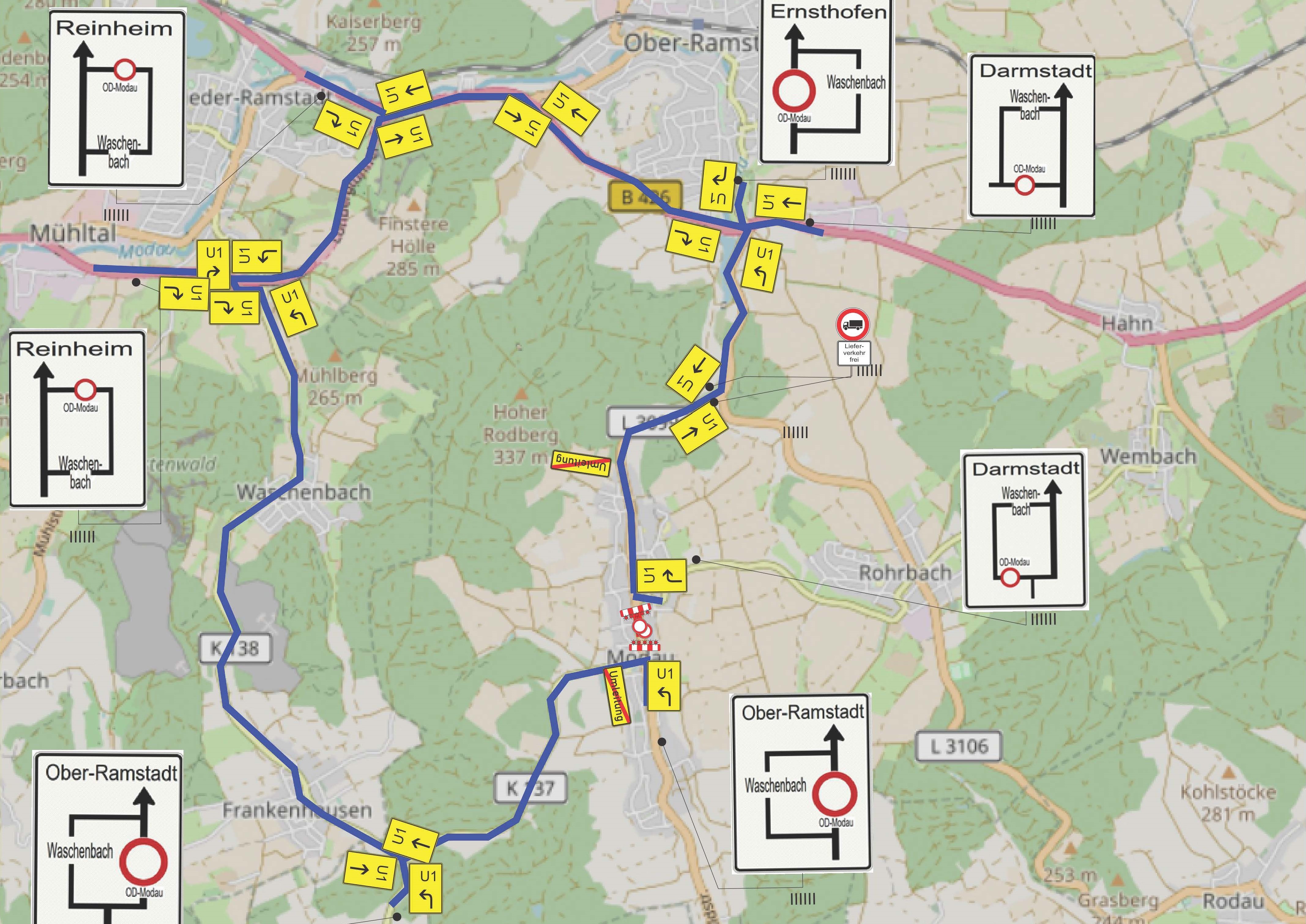 Erneuerung Der Ortsdurchfahrt Nieder-Modau (L 3099) | Magistrat Der ...