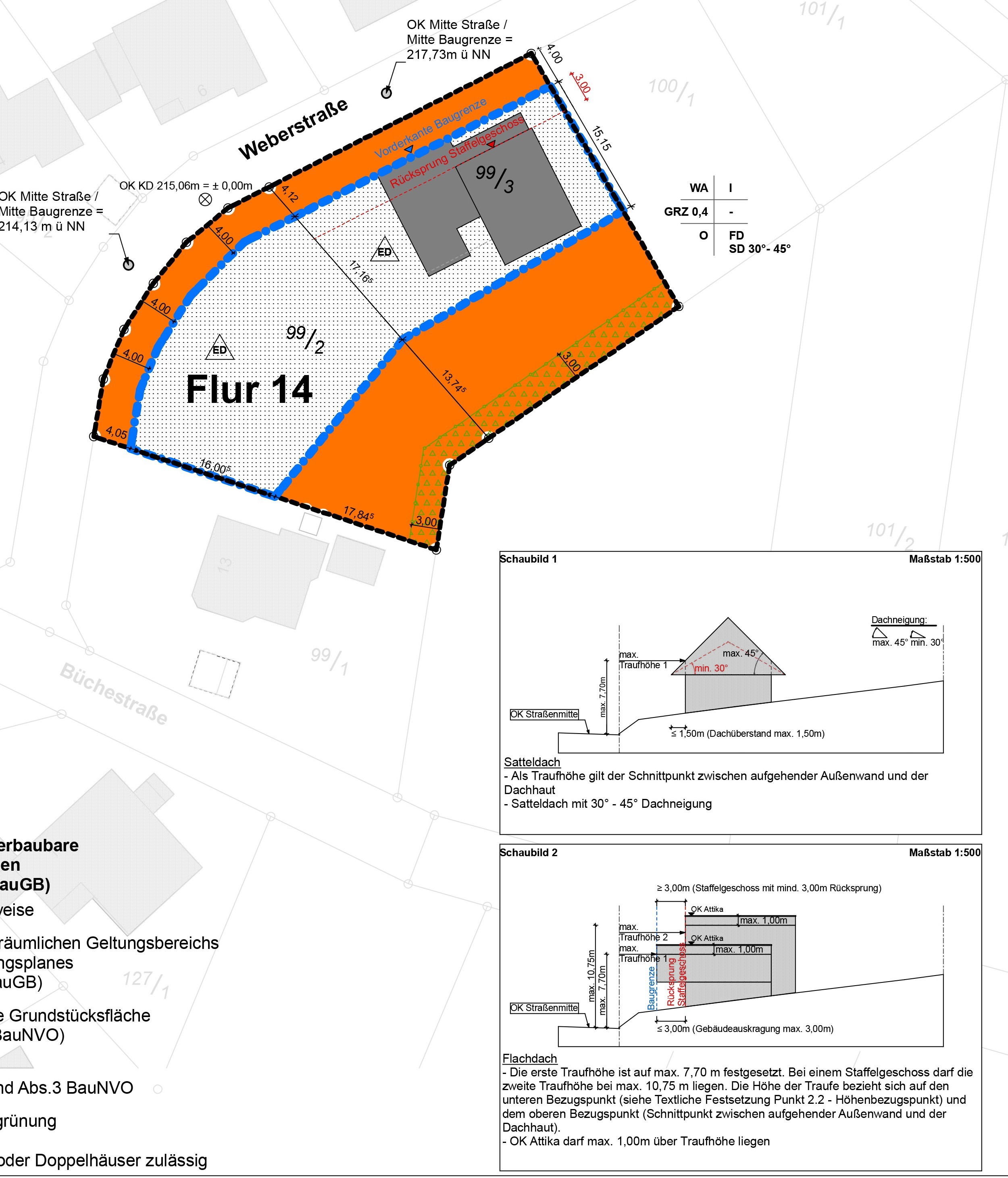 Bebauungsplan: Obere Weberstraße | Magistrat Der Stadt Ober-Ramstadt